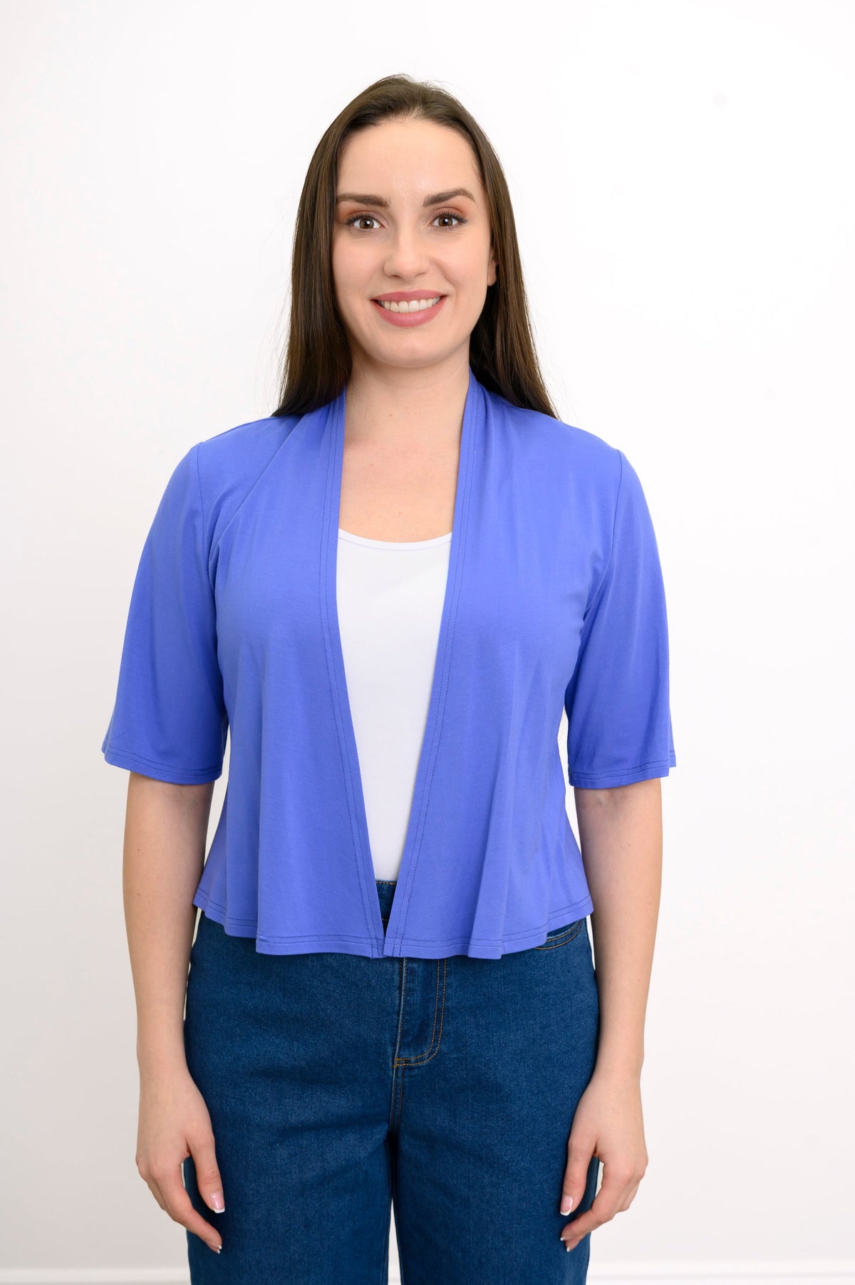 Doda Jacket, Periwinkle, Bamboo