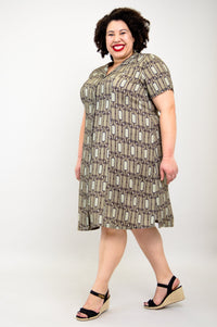 Erica Dress, Voyage, Linen Bamboo- Final Sale