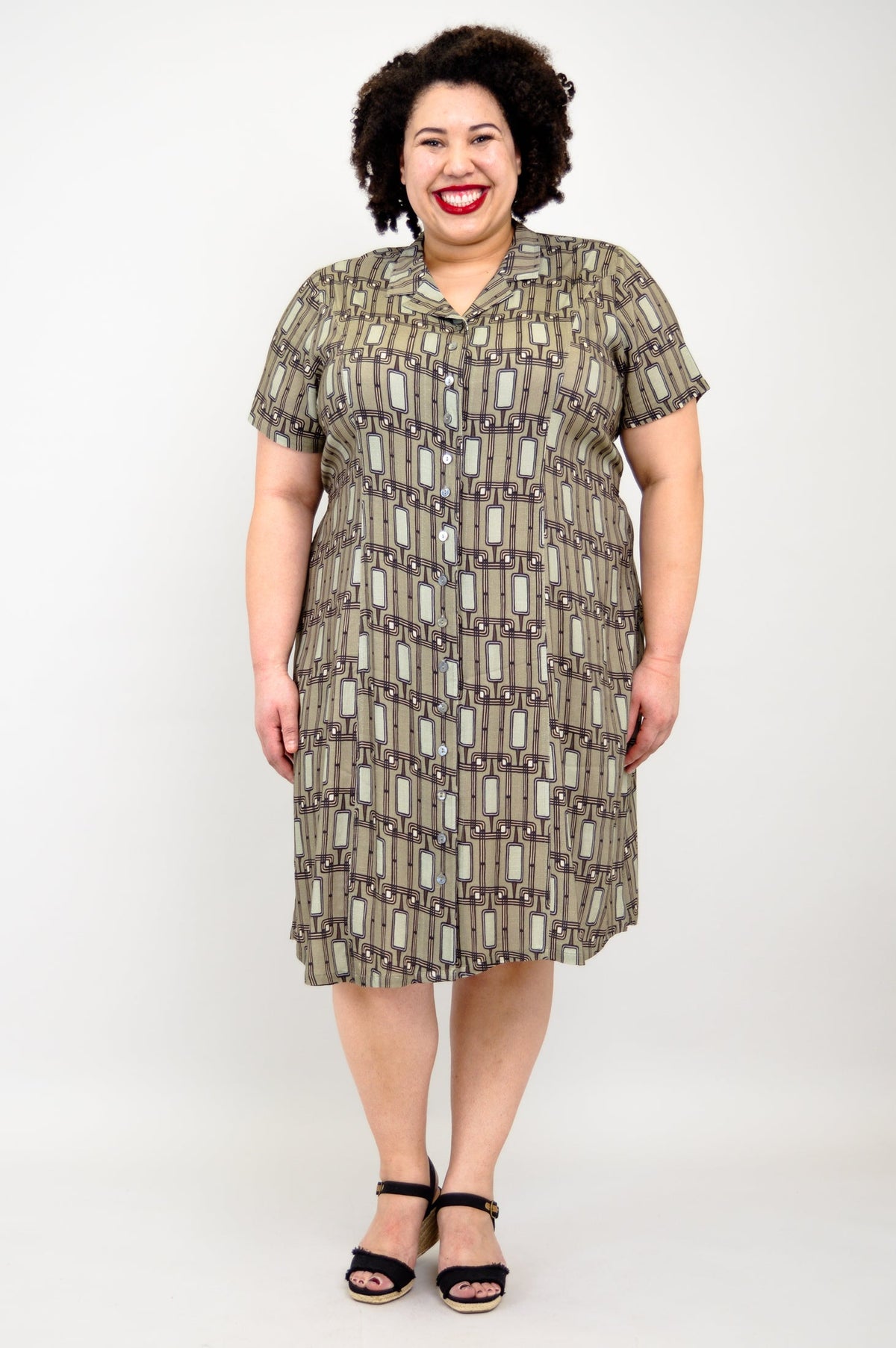 Erica Dress, Voyage, Linen Bamboo- Final Sale