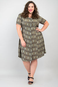 Erica Dress, Voyage, Linen Bamboo- Final Sale