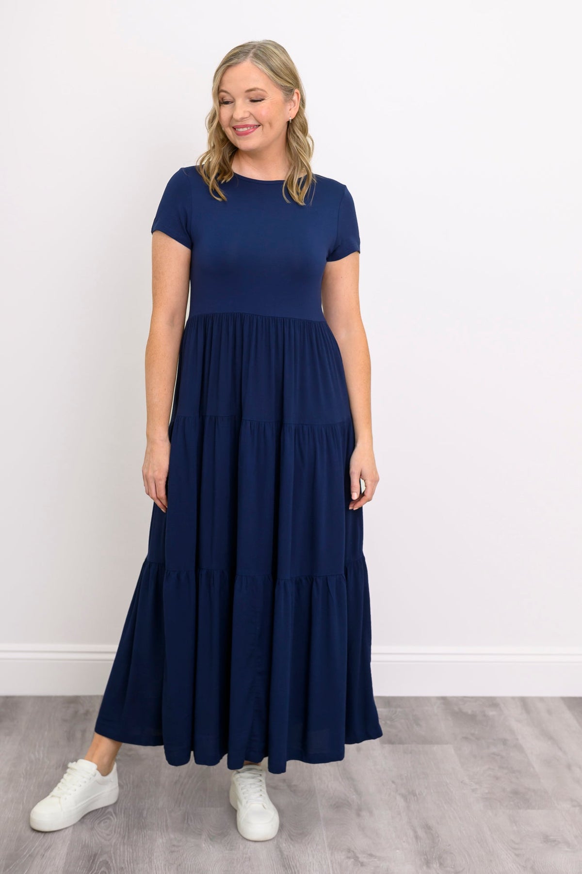 Erin Dress, Indigo, Linen Bamboo
