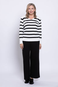 Essex Sweater, Winter Stripe, Cotton
