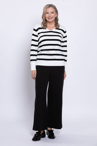 Essex Sweater, Winter Stripe, Cotton