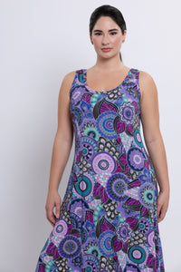 Evangelina Dress, Royale Peacock, Bamboo