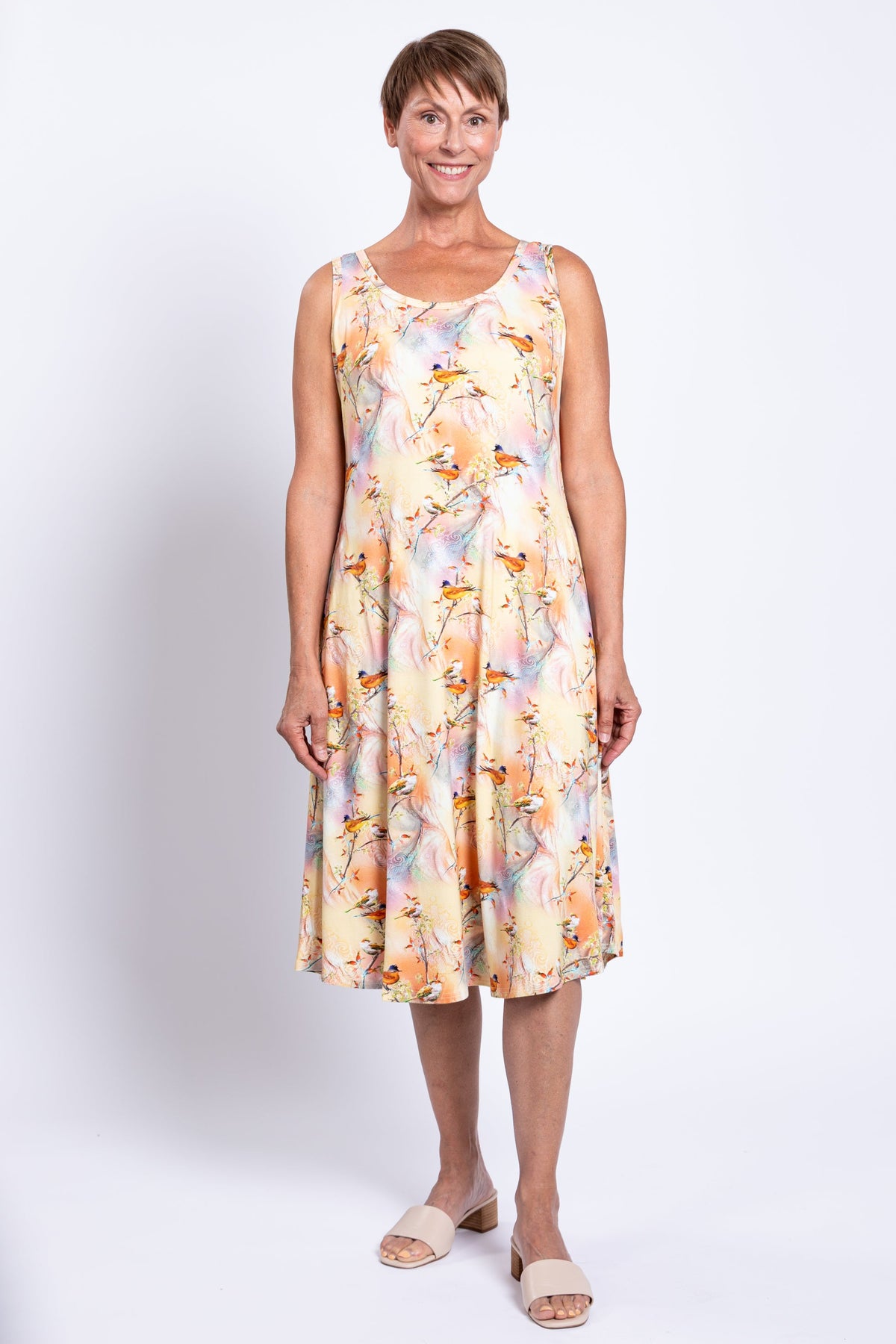 Evangelina Dress, Songbird, Bamboo