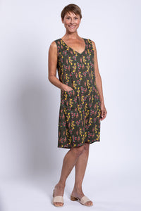 Felicia Dress, Wonder, Linen Bamboo