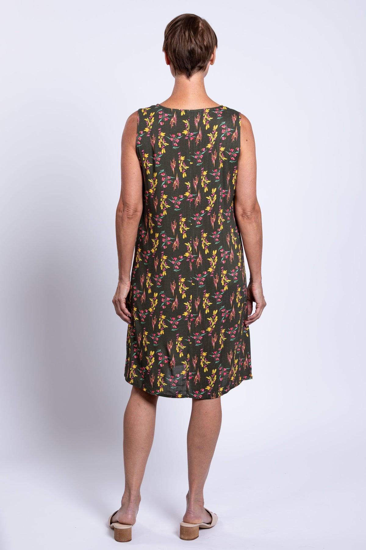 Felicia Dress, Wonder, Linen Bamboo