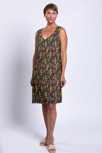 Felicia Dress, Wonder, Linen Bamboo