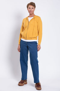 Finlay Sweater, Mustard, Wool Cashmere