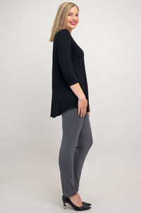 Franny Top, Black, Bamboo - Final Sale