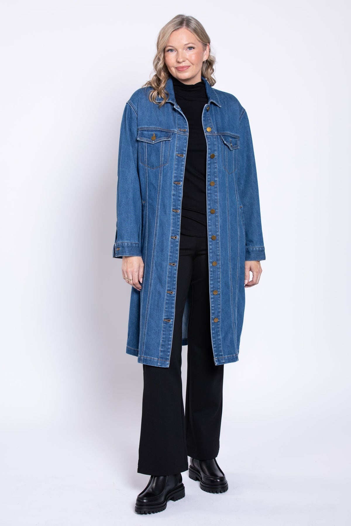 Geraldine Long Jean Jacket