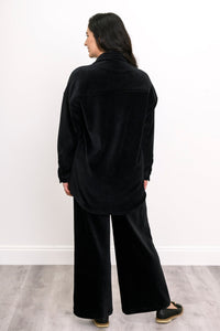Ginna Jacket, Black, Cotton Curduroy