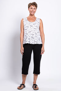 Ginny Tank, BW Twiggy, Linen Bamboo