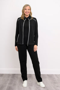 Hartford Vest, Black, Bamboo Fleece