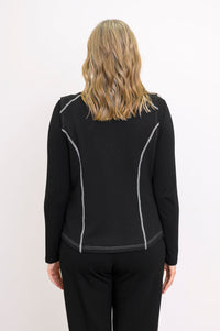 Hartford Vest, Black, Bamboo Fleece