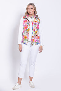 Hartford Vest, Pink Bouquet, Cotton