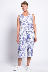 Havana Tank, Peri Palm, Linen Bamboo