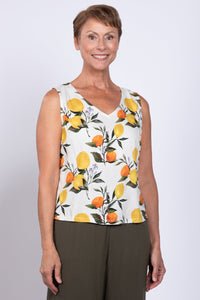 Havana Tank, Lemonade, Linen Bamboo