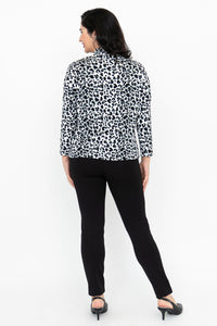 Highdrop Top, BW Leopard, Bamboo