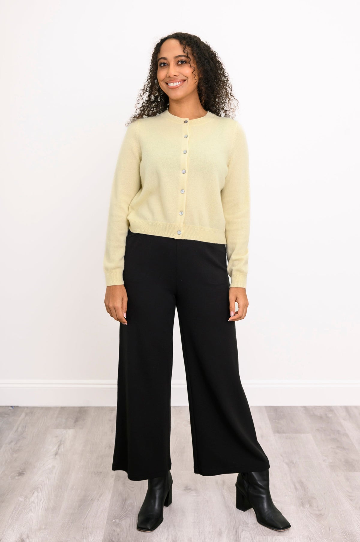 Isabella Cardigan, Marigold, Cashmere