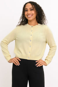 Isabella Cardigan, Marigold, Cashmere