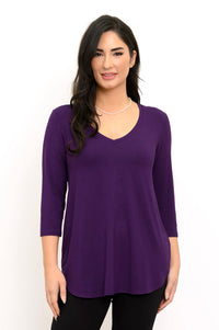 Jackie 3/4 Top, Royale, Bamboo
