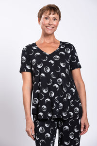 Jackie S/S Top, Moonstruck, Bamboo