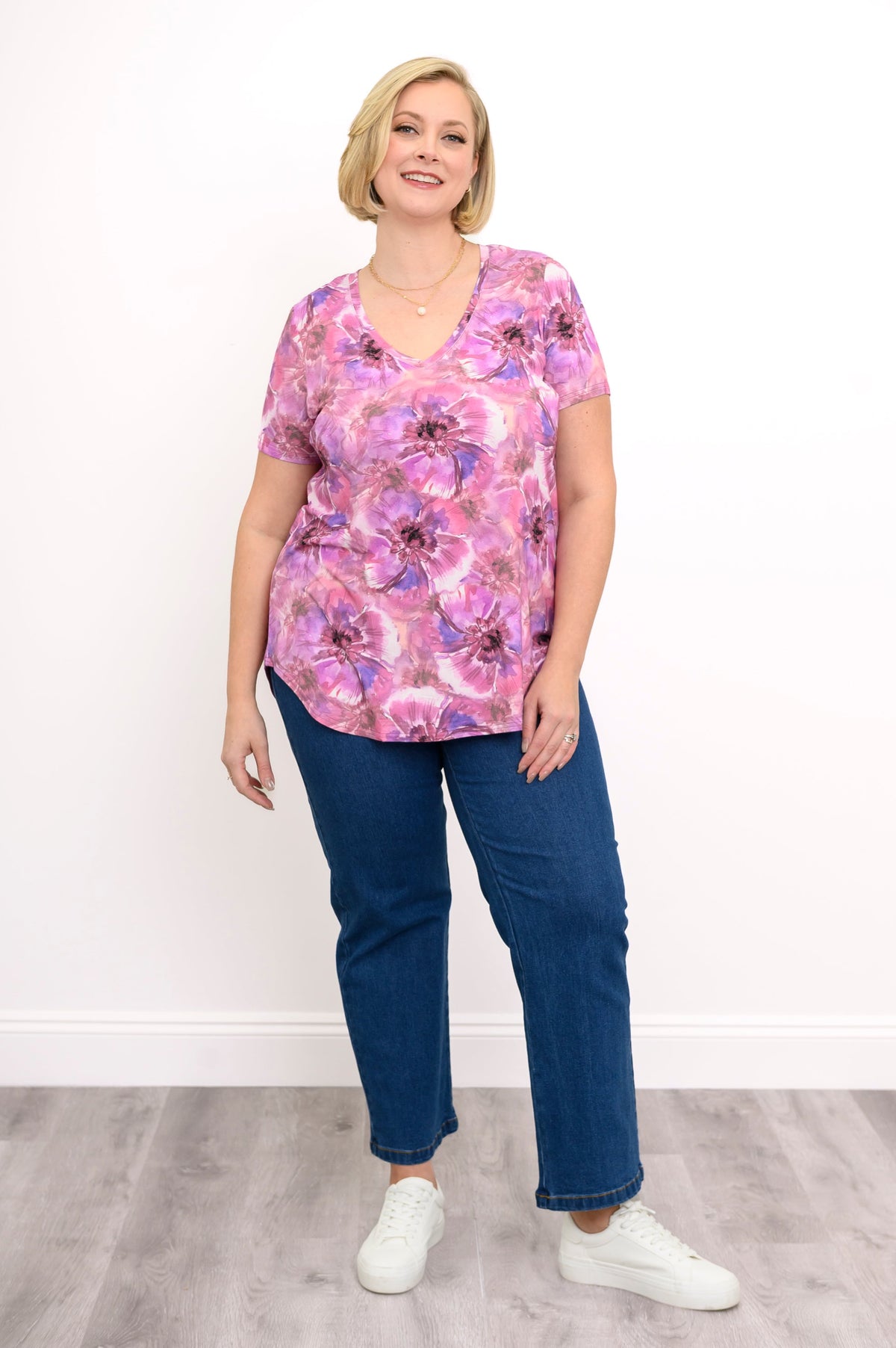 Jackie S/S Top, Royale Cardiff, Bamboo