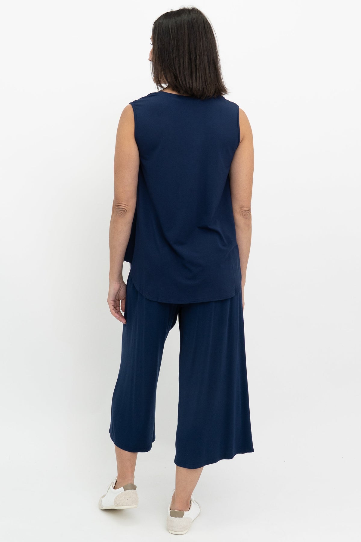 Jackie Tank, Indigo, Bamboo