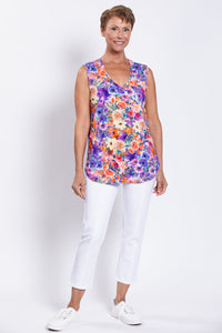 Jackie Tank, Violet Fiesta, Bamboo