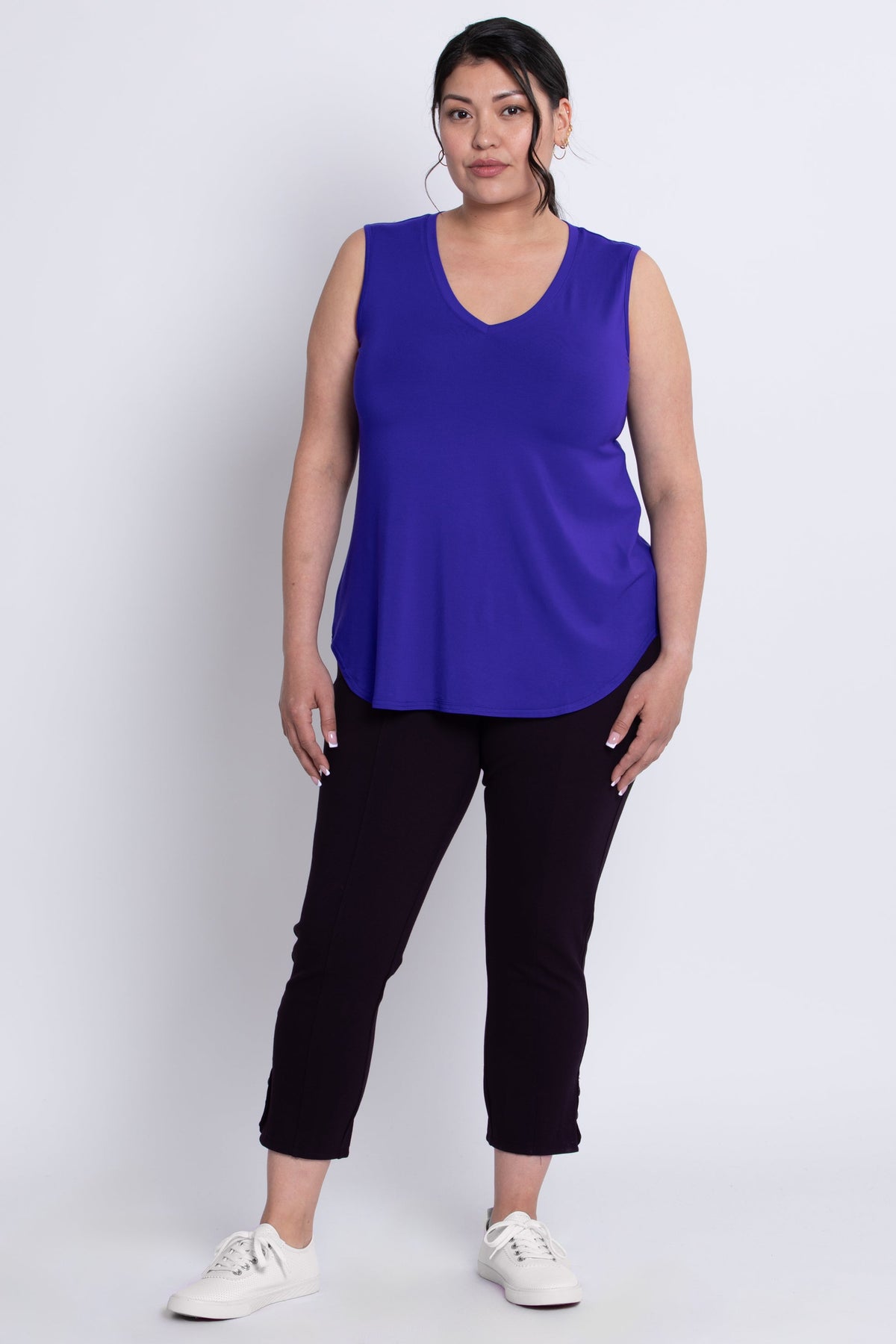 Jackie Tank, Violet, Bamboo