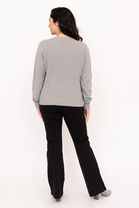 Jala Sweater, Charcoal Light, Cotton