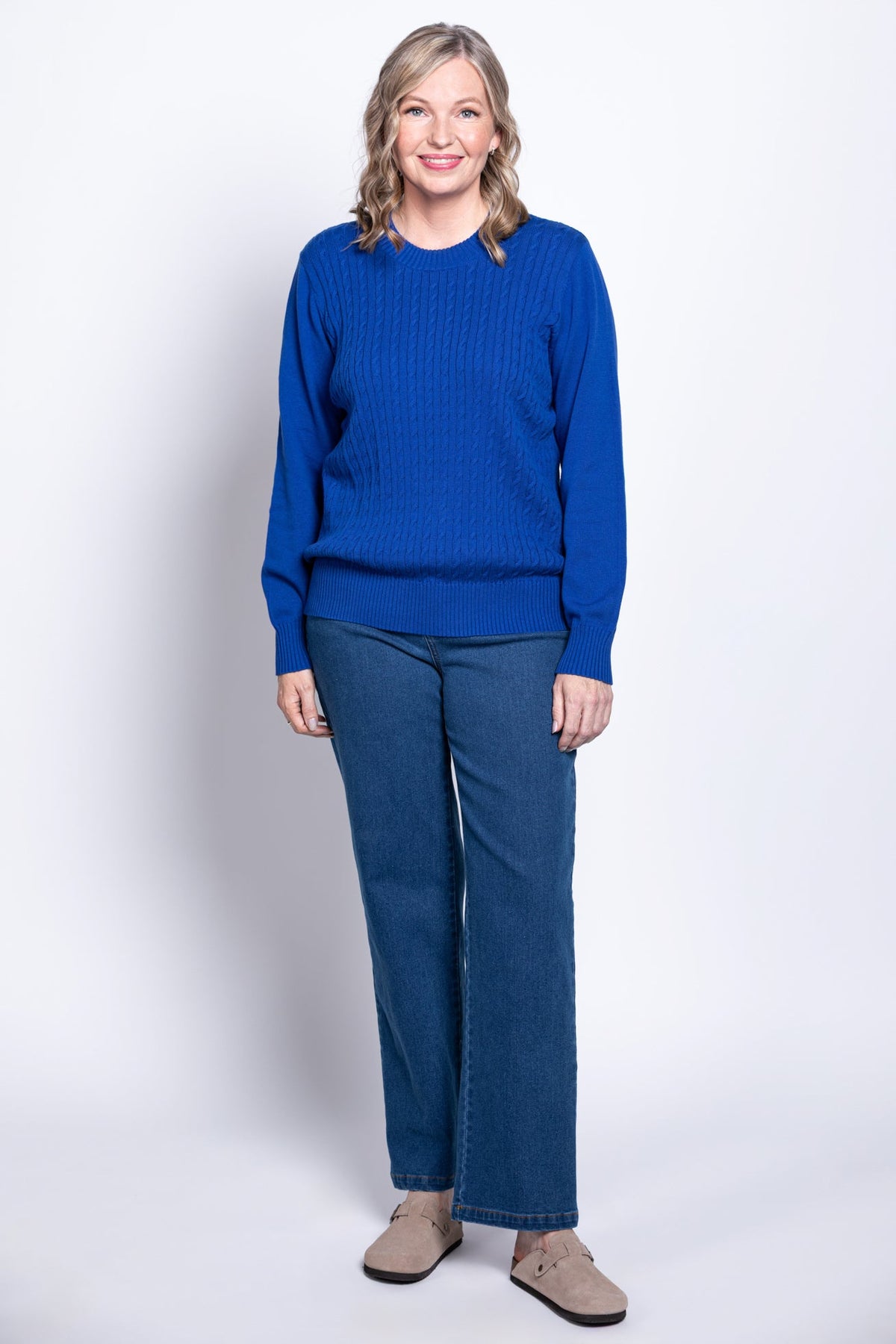 Jala Sweater, Light Blue, Cotton
