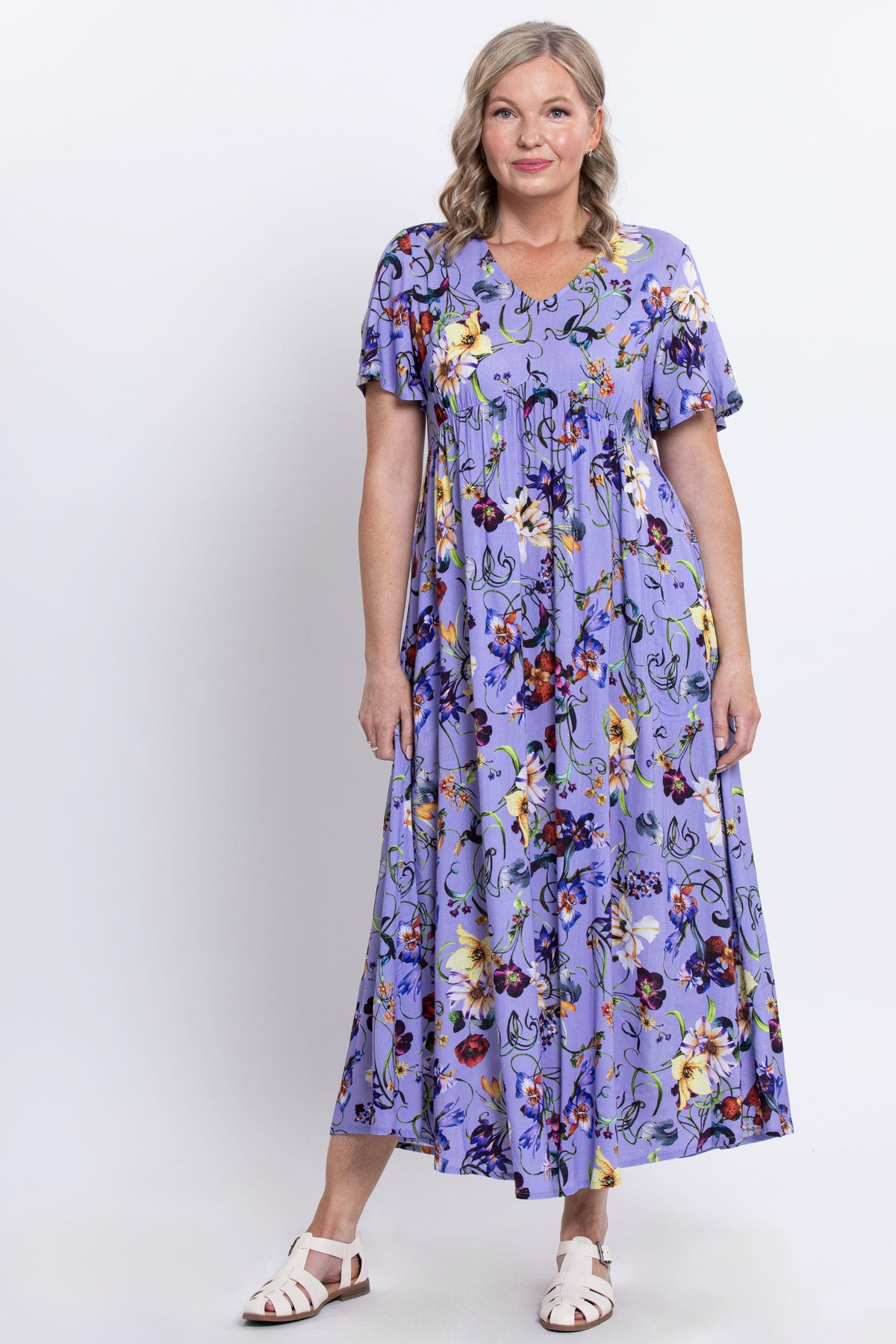 Jane Dress, Lovalie, Linen Bamboo