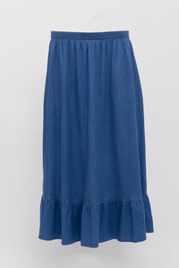 Janet Skirt, Lightweight Tencel Denim