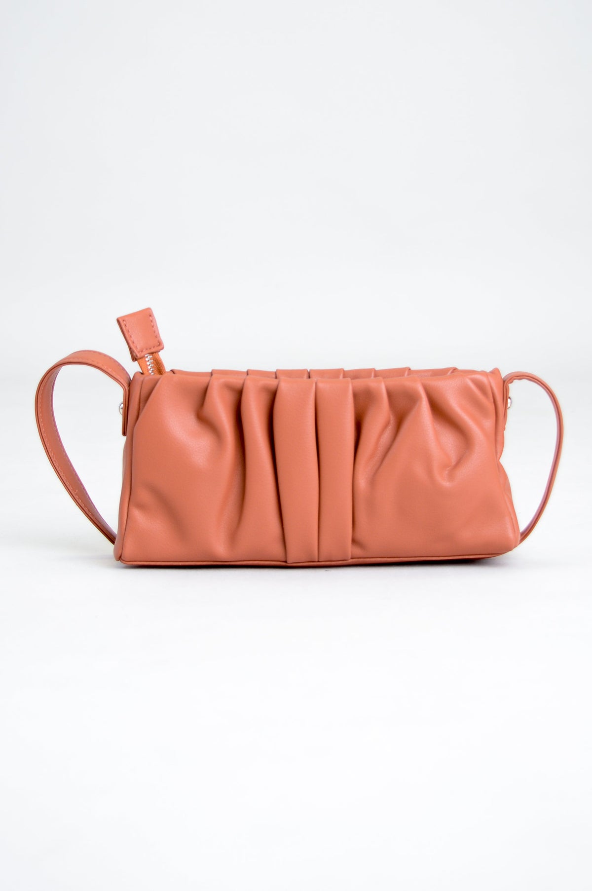 Janette Handbag, Terra Cotta, Leather