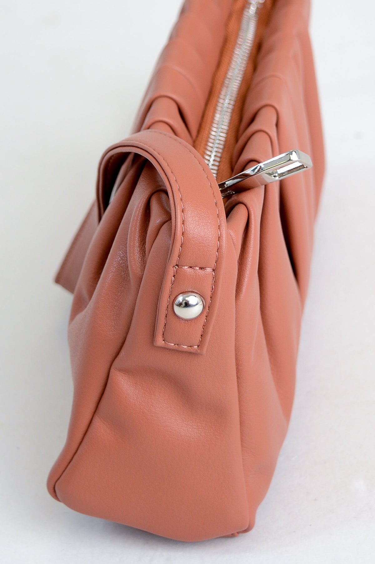 Janette Handbag, Terra Cotta, Leather