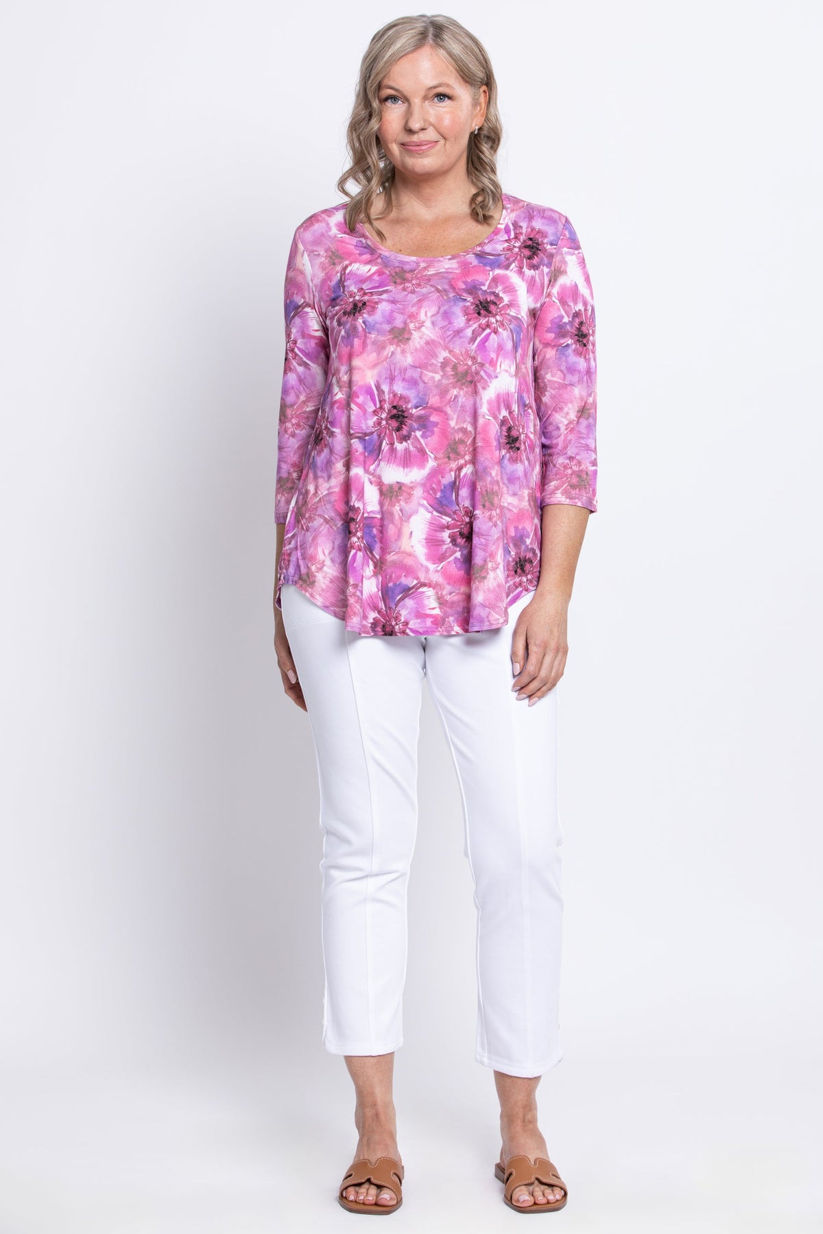 Jazz 3/4 Top, Royale Cardiff, Bamboo