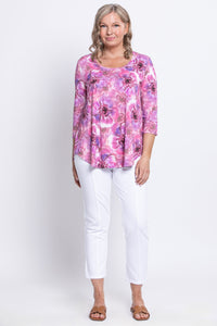 Jazz 3/4 Top, Royale Cardiff, Bamboo