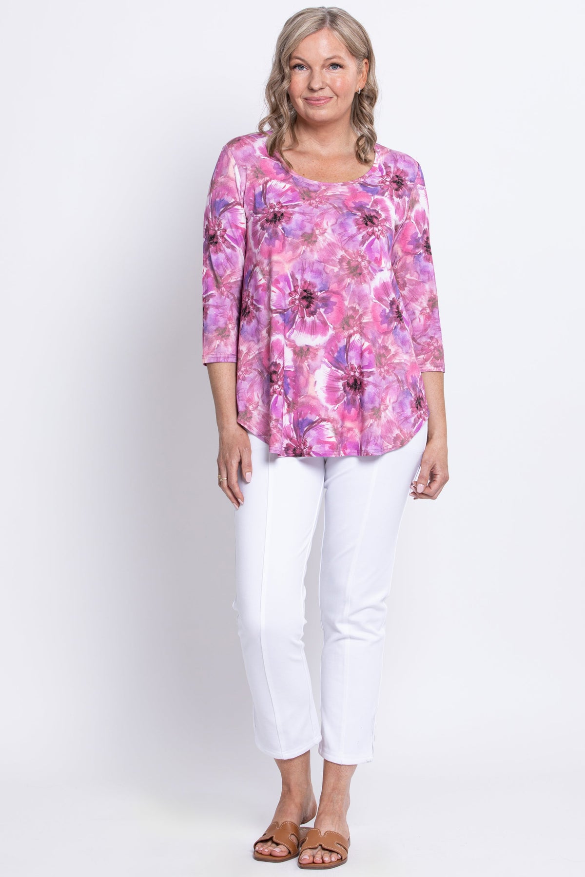 Jazz 3/4 Top, Royale Cardiff, Bamboo