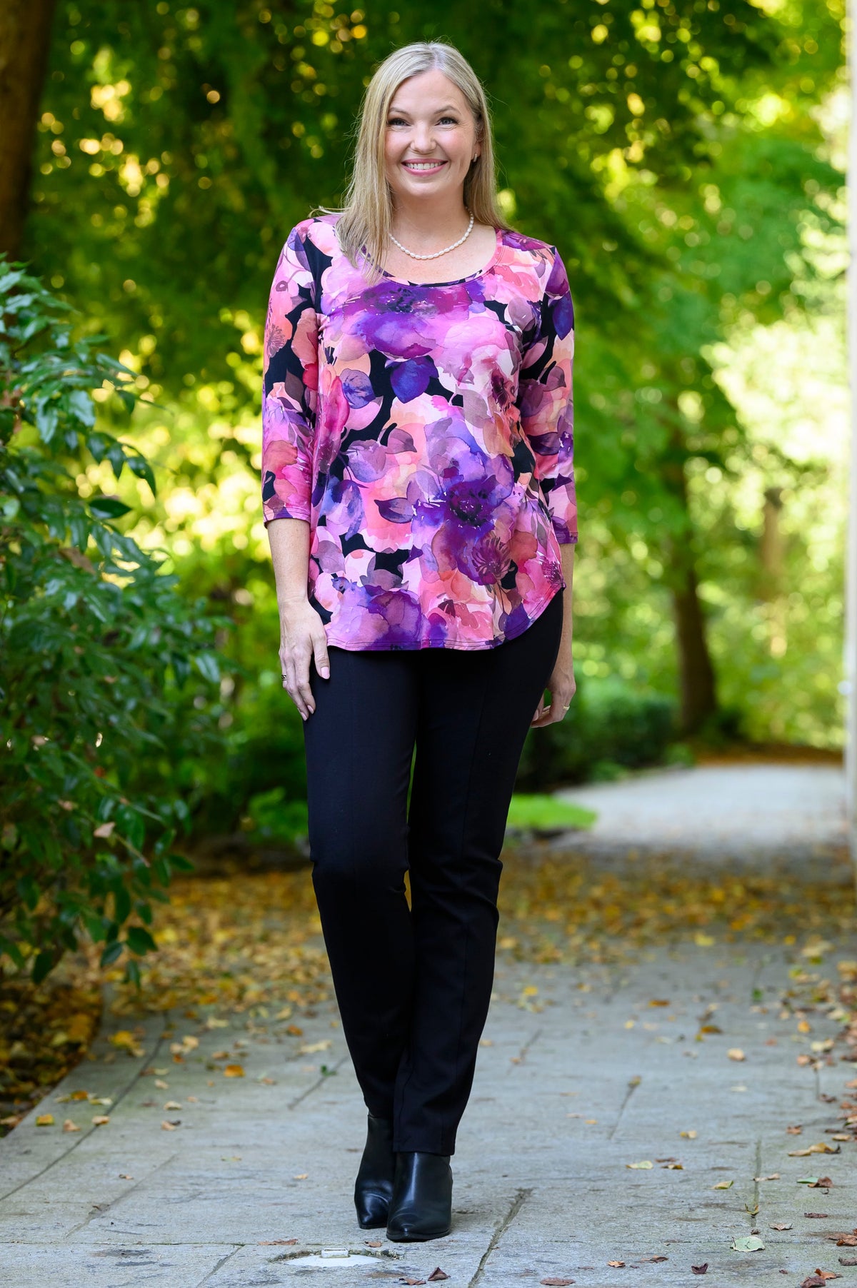 Jazz 3/4 Top, Royale Garden, Bamboo