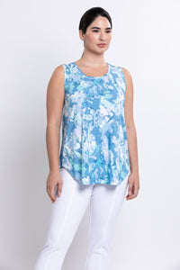 Jazz Tank, Denim Clouds, Bamboo