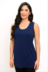 Jazz Tank, Indigo, Bamboo