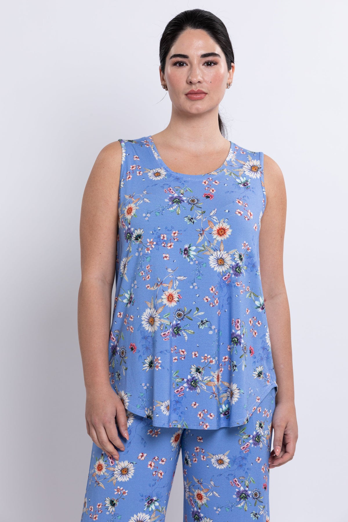 Jazz Tank, Peri Daisy, Bamboo