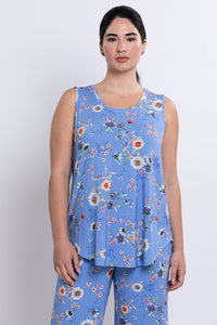 Jazz Tank, Peri Daisy, Bamboo