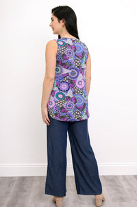 Jazz Tank, Royale Peacock, Bamboo