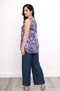 Jazz Tank, Royale Peacock, Bamboo