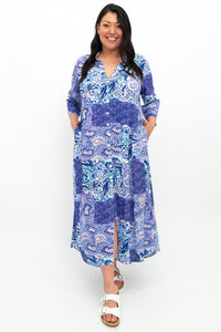 Jennifer Dress, Amiable, Linen Bamboo