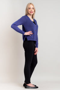 Jessica Sweater, Deep Blue, Bamboo Cotton