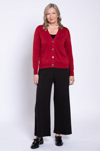 Jessica Sweater, Lipstick, Bamboo Cotton